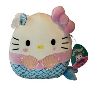 NWT 8" Hello Kitty Mermaid Squishmallows by Sanrio Stuffed Animal